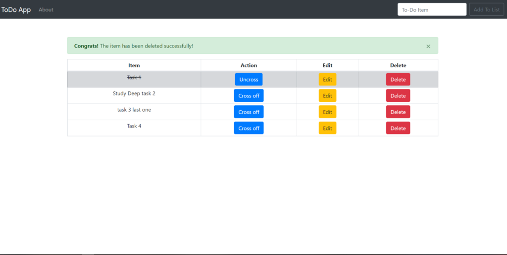 Todo List In Python With Django Framework Source Code Projects