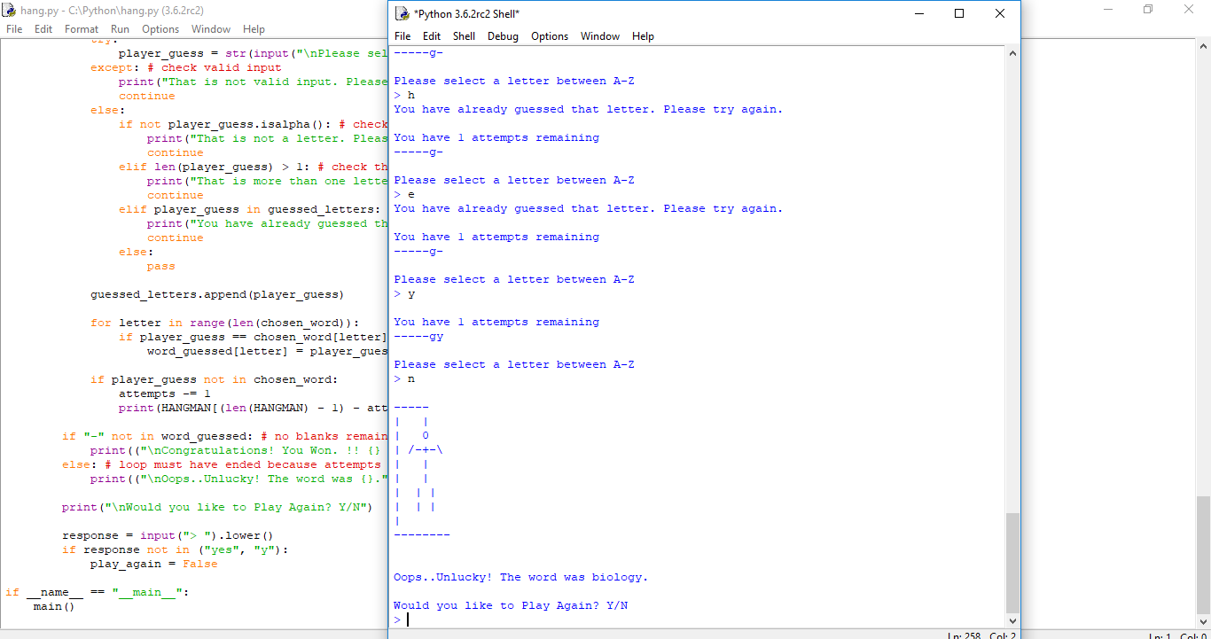 Screenshot 676 - HANGMAN GAME USING PYTHON