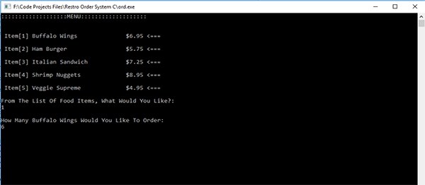 Screenshot 1081 1 - Restaurant Order System In C++ With Source Code