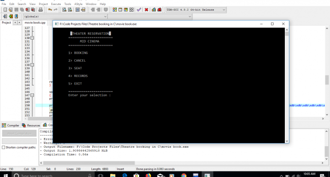 Screenshot 1096 650x350 - Theater Seat Booking System In C Programming With Source Code