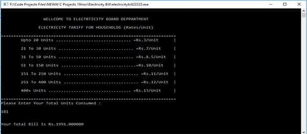 Screenshot 1151 1 - ELECTRICITY BILLING SYSTEM IN C PROGRAMMING WITH SOURCE CODE