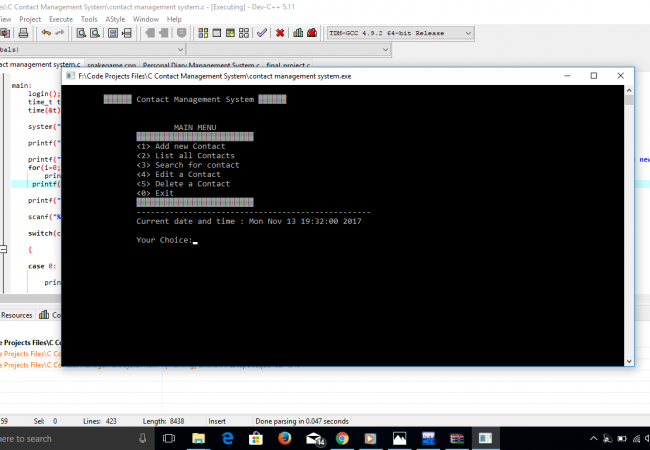 Screenshot 914 650x450 - Contact Management System In C Programming With Source Code