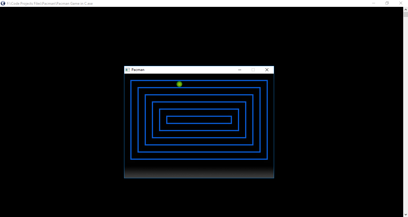 Screenshot 939 - PACMAN GAME IN C PROGRAMMING WITH SOURCE CODE