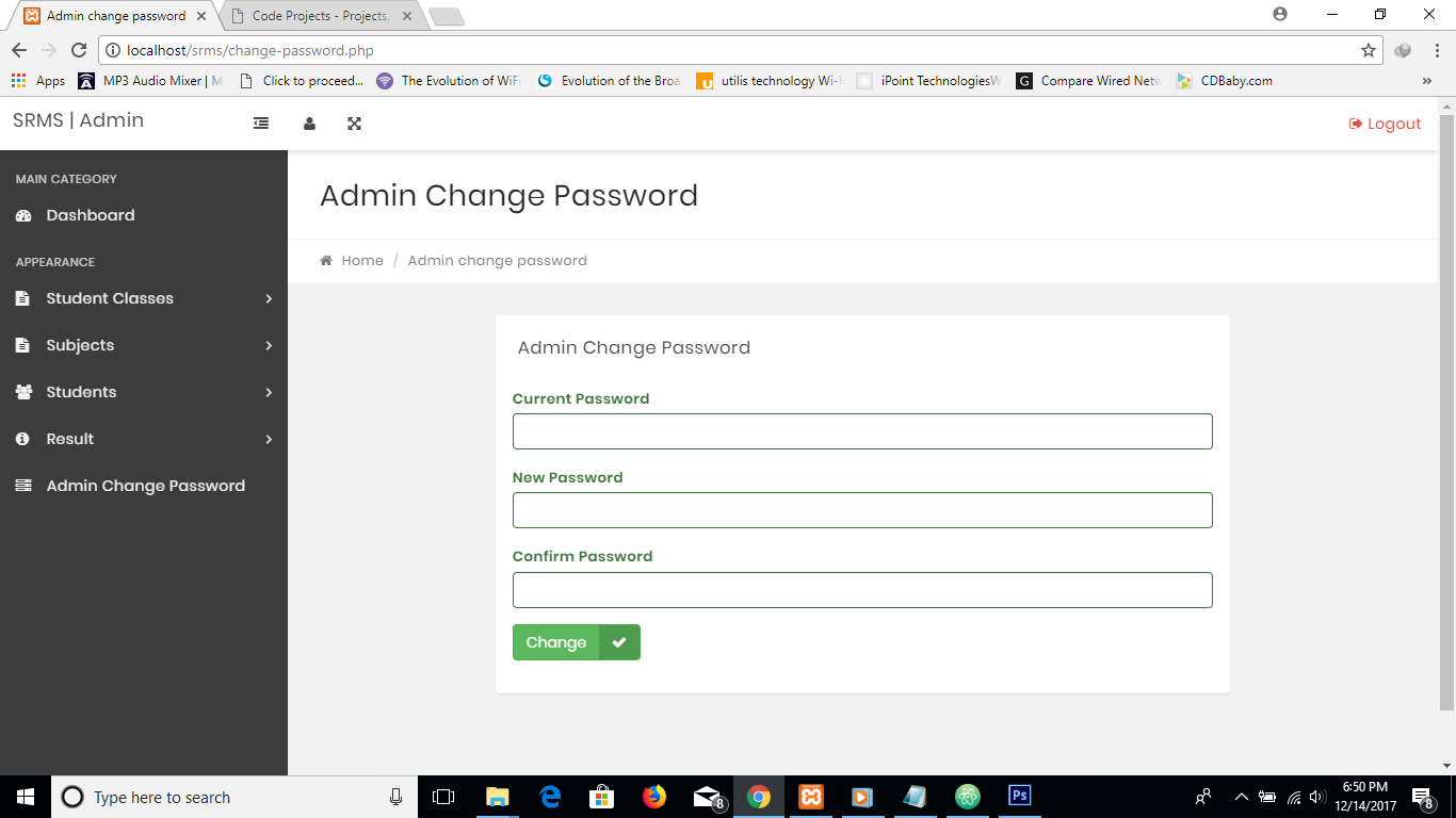 Student Result Management Site Using PHP With Source Code - Code Projects