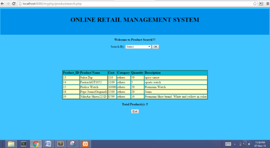 Online Retail Management System - Code Projects