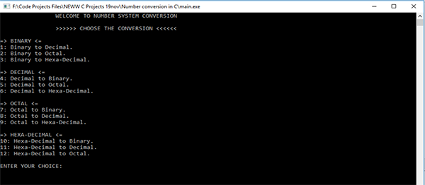 Screenshot 18940000 - Number System Conversion In C Programming With Source Code