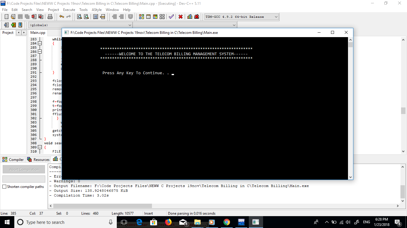 Telecom Billing System In C Programming With Source Code - Code Projects