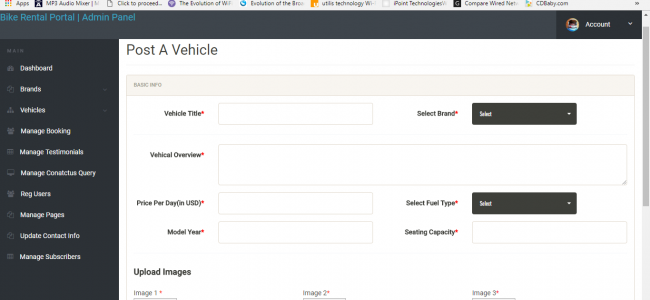 Online Bike Rental System Using PHP With Source Code | Source Code ...