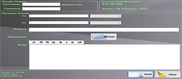 Screenshot 225900 - GMAIL Sender In VB.NET With Source Code