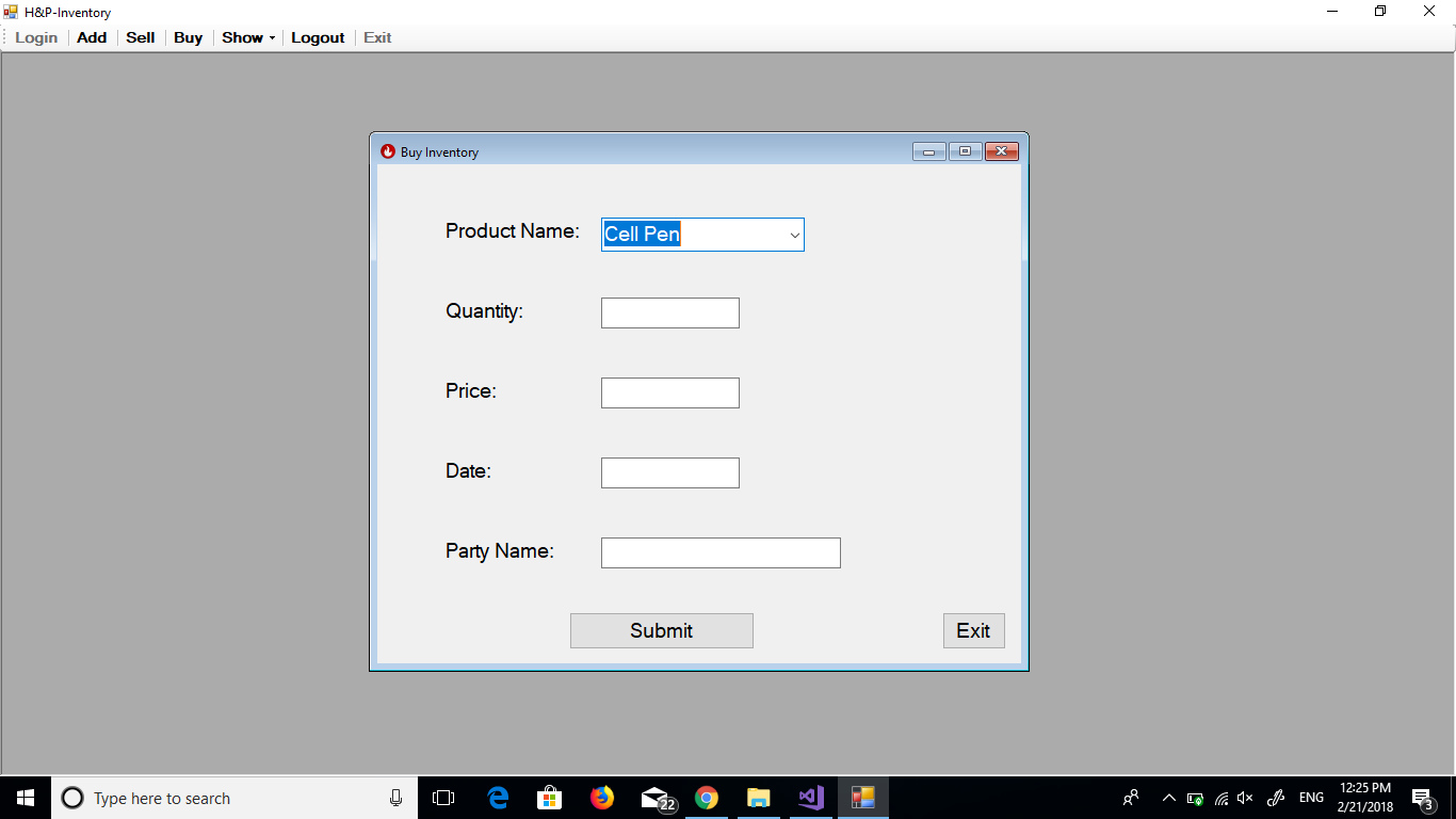 Inventory Control Management System In C# With Source Code - Source 