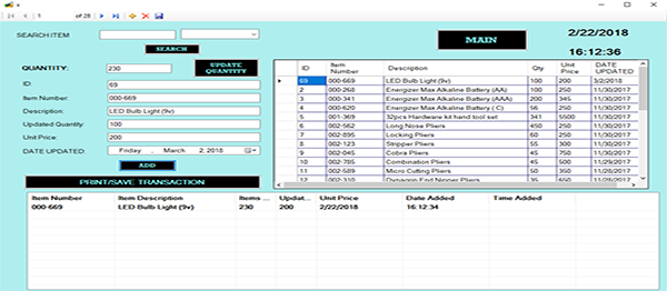 WAREHOUSE MANAGEMENT SYSTEM IN VB.NET WITH SOURCE CODE