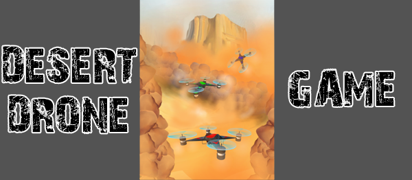 DesertDrone - Desert Drone Game Using Unity With Source Code