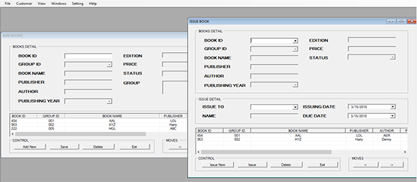 Screenshot 305800 - Library Management System In VB.NET With Source Code