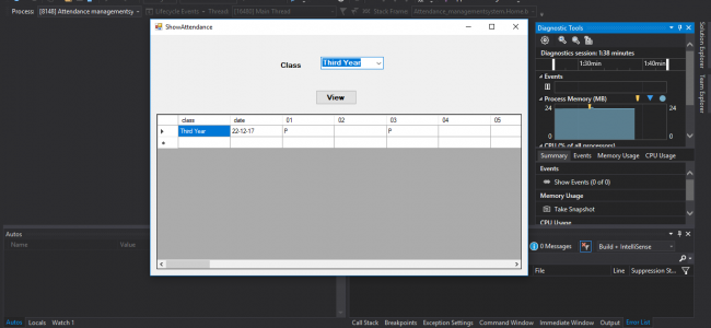 Attendance Management System In C# With Source Code | Source Code ...