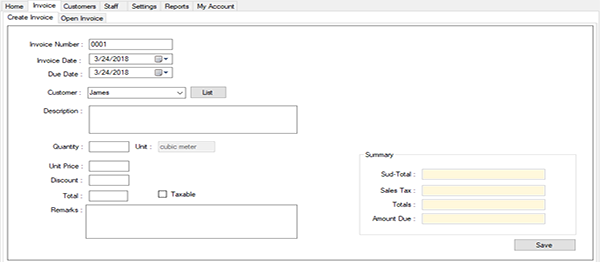 service and invoice billing software