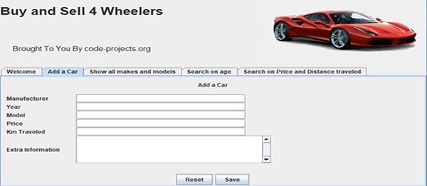 Screenshot 3198000 - Car Sales System In JAVA With Source Code