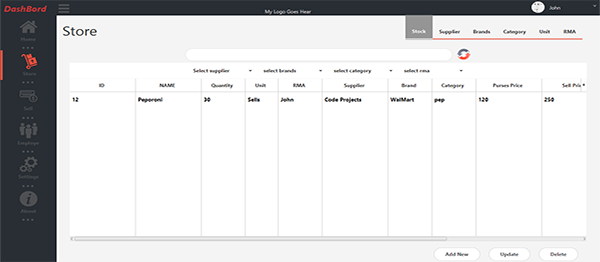 Store Management System In Java and JavaFX Using NetBeans With Source Code