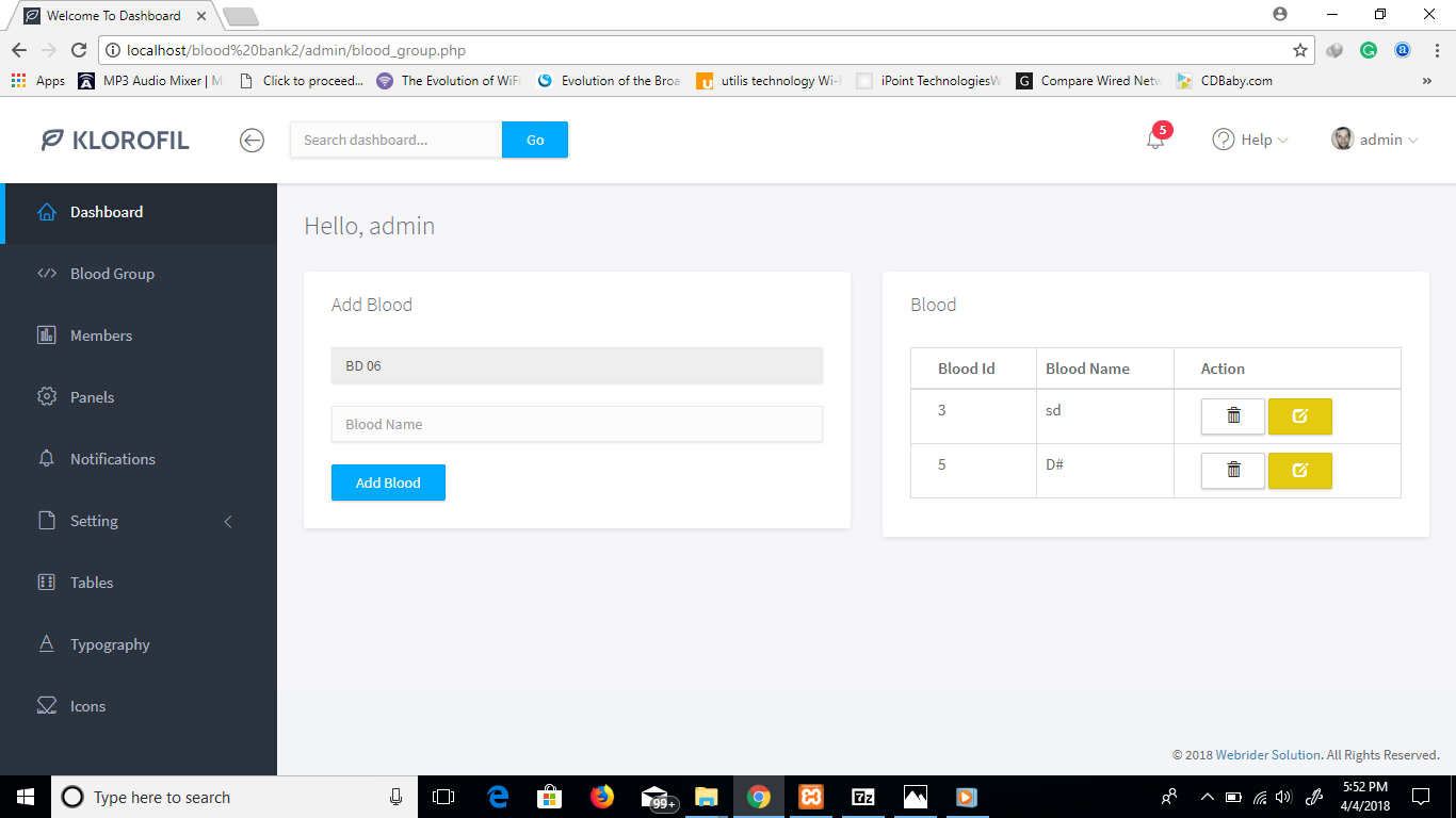 Blood Bank Management System In PHP With Source Code - Code Projects