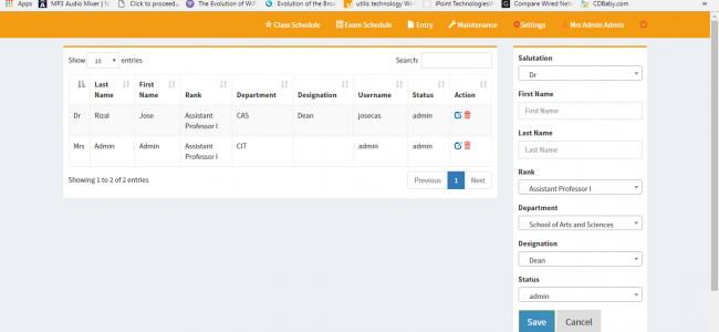 Online Class and Exam Scheduling System In PHP With Source Code ...