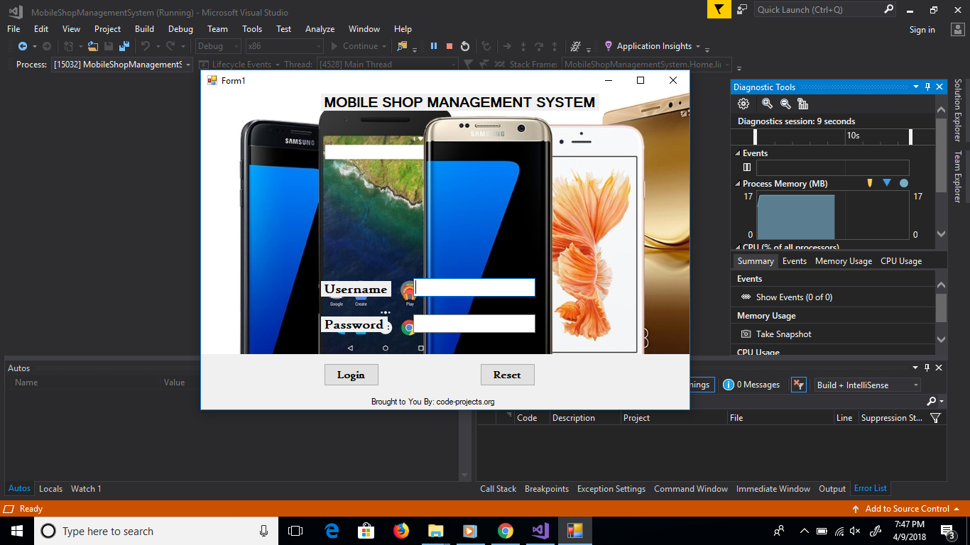 Mobile Shop Management System In C# With Source Code - Code Projects