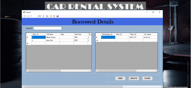 Car Rental System In VB.NET With Source Code | Source Code & Projects