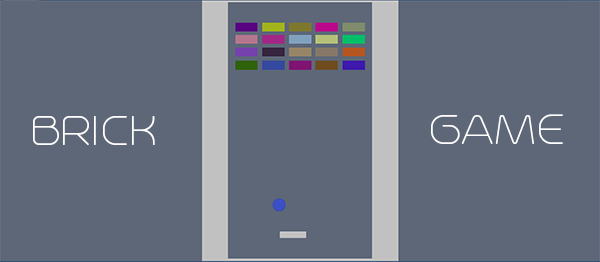 SIMPLE BRICK GAME IN UNITY ENGINE WITH SOURCE CODE
