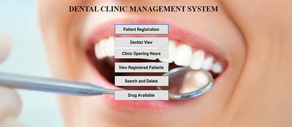 Dental Clinic Management System In VB.NET With Source Code