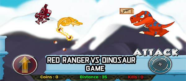 Screenshot 403 1 2 - Red Ranger Vs Dinosaur Game In Unity Engine With Source Code