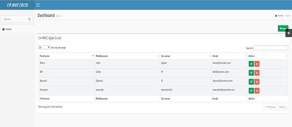 CRUD APPLICATION IN C# USING ASP.NET WITH SOURCE CODE