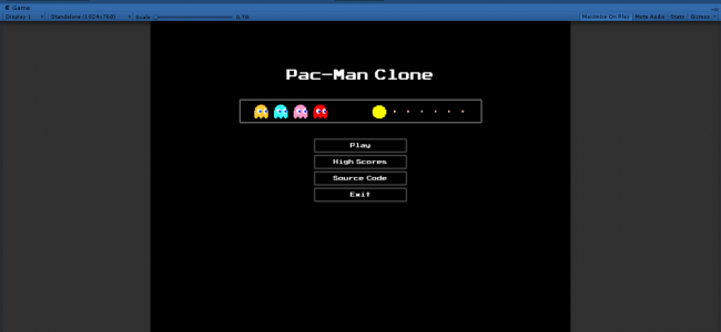 Screenshot 3869 650x300 - Pac-Man Game In UNITY ENGINE With Source Code