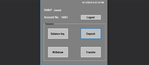 ATM System In VB.NET With Source Code