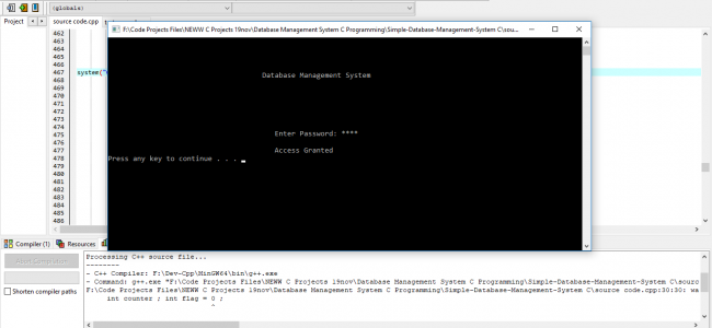 Screenshot 3958 650x300 - Database Management System In C++ With Source Code