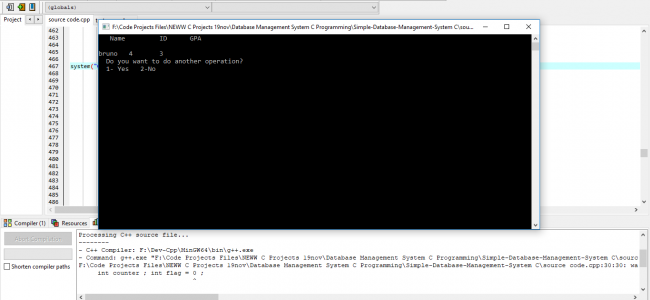 Screenshot 3964 650x300 - Database Management System In C++ With Source Code