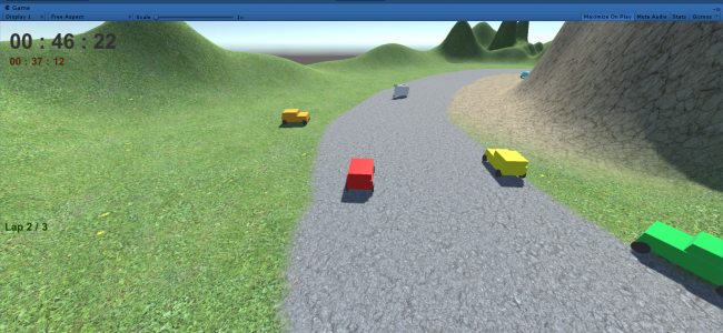Screenshot 4061 650x300 - Cardboard Car Racing Game In UNITY ENGINE With Source Code