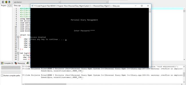 Screenshot 4094 650x300 - Personal Diary Management System In C++ With Source Code