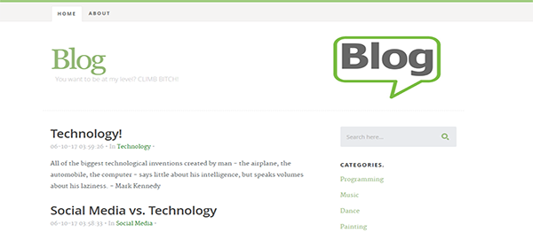 Screenshot 4122000 - BLOG SITE IN PHP WITH SOURCE CODE