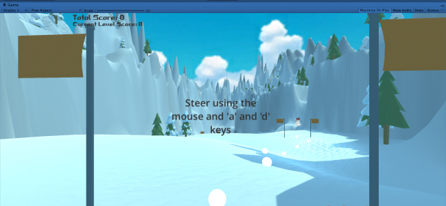 DownHill Snow Skiing Game In UNITY ENGINE With Source Code | Source ...