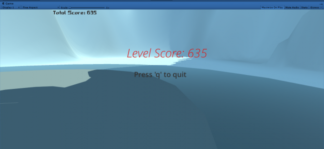 Screenshot 4183 650x300 - DownHill Snow Skiing Game In UNITY ENGINE With Source Code