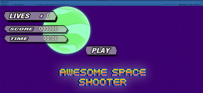 Screenshot 4186 650x300 - Space Shooter Game In UNITY ENGINE With Source Code