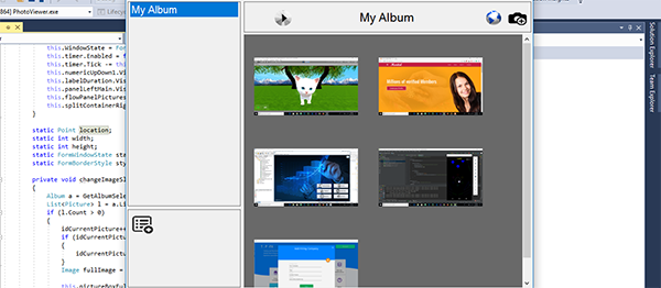 PHOTO VIEWER IN C# WITH SOURCE CODE