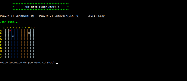 BATTLESHIP GAME IN C# WITH SOURCE CODE