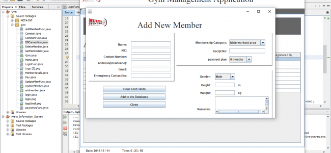 Screenshot 522 650x300 - Gym Management System Ver1.2 In Java Using NetBeans With Source Code