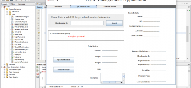 Screenshot 525 650x300 - Gym Management System Ver1.2 In Java Using NetBeans With Source Code