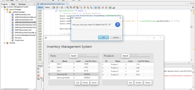 library management system project in netbeans with source code