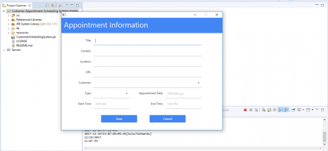 Screenshot 593 650x300 - Customer Information Management System In Java Using Eclipse With Source Code