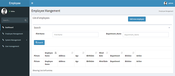 Employee Management System PHP Using Laravel Framework With Source Code - Source Code &