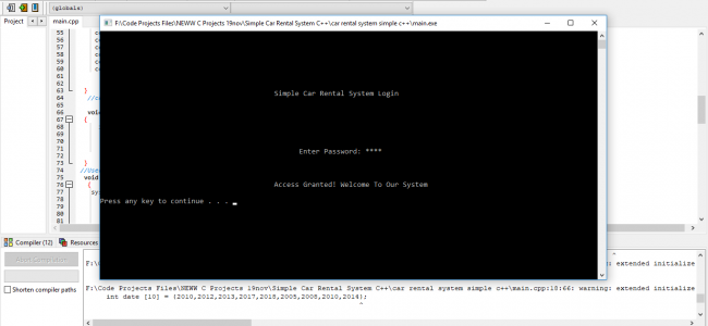 Screenshot 238 650x300 - Simple Car Rental System In C++ With Source Code