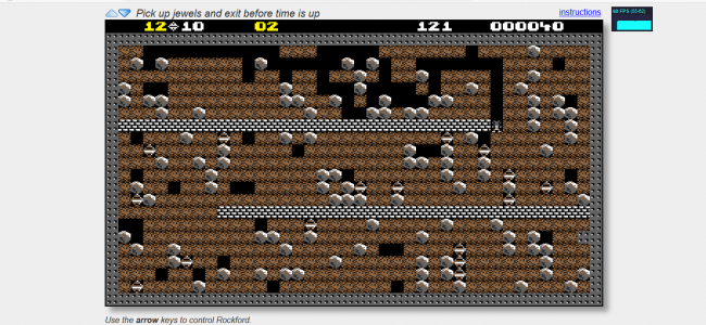 Screenshot 36 2 650x300 - Boulder Dash Game In HTML5, JavaScript With Source Code