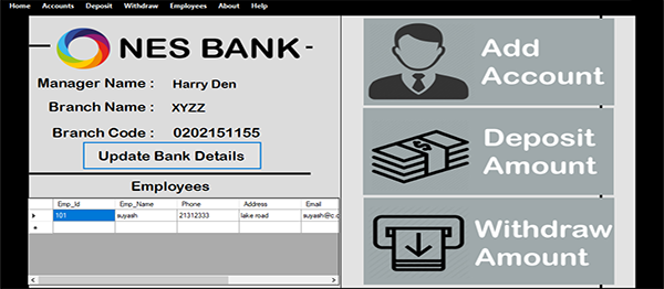 BANK MANAGEMENT SYSTEM IN VB.NET WITH SOURCE CODE