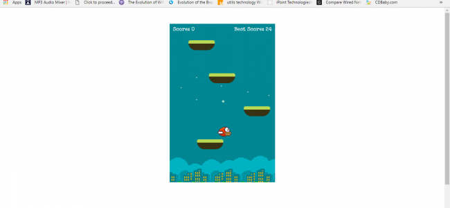 Screenshot 4355 650x300 - Flappy Jump Game In HTML5, JavaScript With Source Code